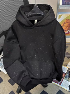 Fabricante de ropa de calle de alta calidad de algodón de gran tamaño Puff Imprimir logotipo personalizado Hiphop hombres sudaderas con capucha y sudaderas - Product Image 5