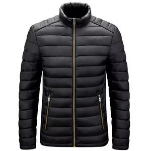 Veste matelassée d'hiver style High Street unisexe Capuche bombardier de haute qualité pour hommes Nouveau col montant Poche zippée Taille XL en ligne - Product Image 1