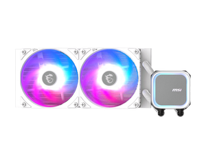 Nouveauté <span class=keywords><strong>MSI</strong></span> MAG CORELIQUID A13 240 WH & BK ventilateur de refroidissement liquide CPU <span class=keywords><strong>AIO</strong></span> ARGB 360mm radiateur en aluminium - Product Image 1
