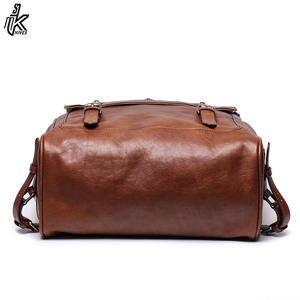 Mochila escolar de cuero de la mejor calidad al por mayor para hombres Cierre de cremallera unisex con USB y función antirrobo MOQ bajo - Product Image 4