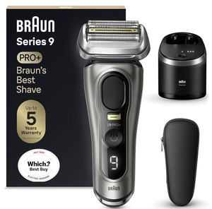 Afeitadora eléctrica Serie 9 Pro 9476CC Chrome Portable con piezas y accesorios completos Auténtica - Product Image 3