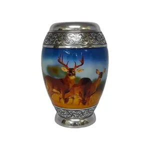 Urna de Cremación de Metal de Diseño Único Más Vendida a Precio de Mayoreo, Urna Clásica de Diseño Único para Cenizas Humanas - Product Image 6