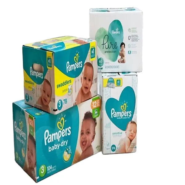 ** Erschwing liche Baby windeln, die online erhältlich sind Holen Sie sich die richtigen Produkte für Ihr Unternehmen Kaufen Sie Pampers Wholesale