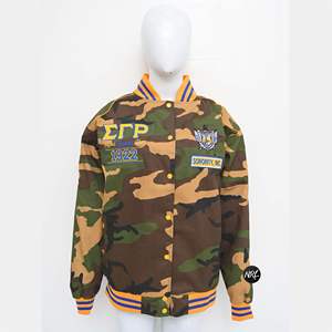 แจ็คเก็ตวาร์ซิตี้ผู้ชายคุณภาพสูง ถักทอ เป็นมิตรกับสิ่งแวดล้อม กันลม รับสกรีนโลโก้ หลายสี ไซส์ใหญ่ - Product Image 1