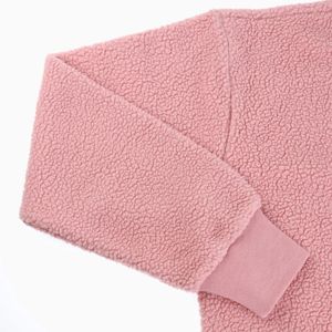 Sudadera con capucha corta con forro de Sherpa para mujer, sudadera de lana cálida y de moda, perfecta para uso diario y al aire libre - Product Image 4