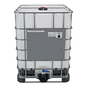Cung cấp số lượng lớn khung thép mạ kẽm 1500L hóa chất thuốc thử lưu trữ IBC Tank 500L 1000L nhựa lưu trữ container