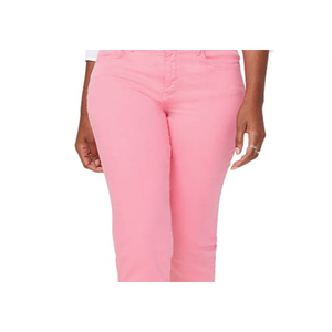 Nydj Curves 360 Jeans Cortos de Cintura Alta Rosa Flamingo Talla 6, Pantalones de Mezclilla Elásticos Transpirables con Decoración de Botones, Cintura Baja, Estilo Cargo - Product Image 2