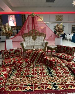 Décoration de siège oriental de salon au henné - Product Image 2