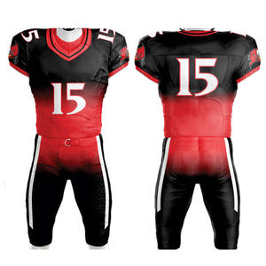 Sublimación personalizada, uniformes de fútbol americano para jóvenes, camiseta y pantalones de fútbol para adultos de alta calidad, camiseta americana Unisex - Product Image 2