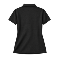 Polo noir pour sororité grecque, vêtements décontractés élégants pour sororité universitaire, rose et vert