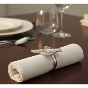 Elegant Stainless Steel Design Napkin <b>Ring</b> Unique <b>Silver</b> Polished Metal <b>Spoon</b> Knife Shape Napkin Holder For Modern Table Decor - Product Image 5