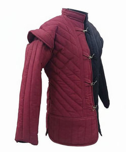 Veste Gambeson Médiévale en Coton Épais Rembourré à Manches Longues, Manteau Aketon pour Cosplay Renaissance, Festivals Historiques, Style Pâques - Product Image 4