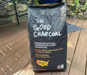 Charbon de bois noir de haute qualité en forme de morceaux, longue durée de combustion, 5 kg, 8400 calories, pour barbecue extérieur et couvercle de grill - Product Image 2