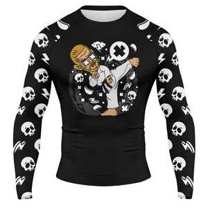 Custom sublimation rashguard long sleeve <b>UV</b> <b>protection</b> surf shirt quick dry <b>swimwear</b> for men women water sports outdoor use - Product Image 1