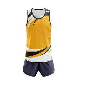 Nueva llegada ropa deportiva 100% tela de poliéster pista y campo uniforme mejor precio pista y campo uniforme - Product Image 2