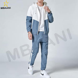 Ensemble de survêtement rétro pour homme, veste de survêtement, pantalon de survêtement, athlétique, hip-hop, coupe-vent, survêtement - Product Image 6