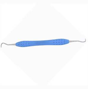 Professional Double-Ended Dental Scalar Manual Power <b>Tooth</b> Scraper with Blue Plastic Handle for <b>Teeth</b> <b>Cleaning</b> Wholesale - Product Image 6