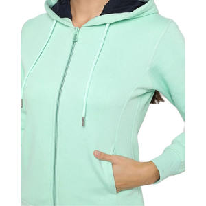 Conjunto Deportivo de Dos Piezas para Mujer con Logotipo Personalizado, Lavado Ácido, Manga Larga, Sudadera con Capucha de Algodón para Chicas - Product Image 6