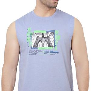 2025 verano personalizado impreso hombres 100% algodón acanalado camiseta sin mangas de alta calidad transpirable gimnasio entrenamiento Fitness tejido Top Casual - Product Image 5