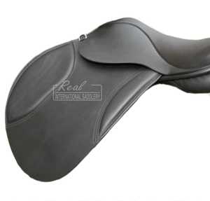 Sillín de cuero occidental Real International Saddlery, equipo de equitación premium, mejor precio. - Product Image 3