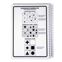LIBRO DE PRUEBAS DE VISIÓN OFTÁLMICA DE FABRICACIÓN DE CIENCIA Y QUIRÚRGICA AYUDAS DE PRUEBA ESTÉREO-PRUEBAS CERCANAS Y LEJAS ENVÍO RÁPIDO GRATIS ..