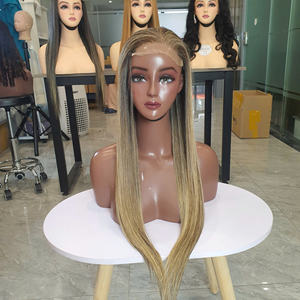 100% cheveux bruts vietnamiens-PRE PLUCKED Belle perruque droite en os de couleur personnalisée Double étiré, vendeur de cheveux humains de haute qualité - Product Image 4