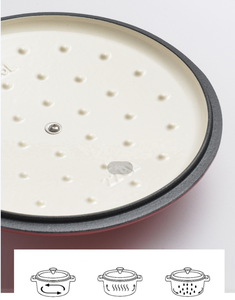 Sopa esmaltada sin óxido <span class=keywords><strong>de</strong></span> hierro fundido multicolor a precio favorable, cazuela esmaltada antiadherente con muchos tamaños a elegir - Product Image 5