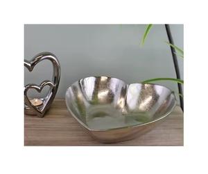 Cuenco de dátiles de metal tradicional con acabado antiguo perfecto para bodas, banquetes y eventos culturales - Product Image 3