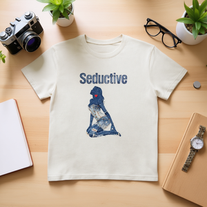 T-Shirt Unisex 210GSM 100% Cotone Stile Casual con Stampa Serigrafica Personalizzata di Rose, Taglia 2XL, Caratteristica Compressa DTG - Product Image 3