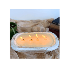 Bougeoir à pâte de bois de luxe avec un design moderne, parfait pour la décoration de mariage et la vaisselle - Product Image 6