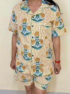 2025 nouveau deux pièces pur coton ensemble de nuit vêtements de nuit vêtements de détente robe de nuit boutonnée pour les femmes - Product Image 5