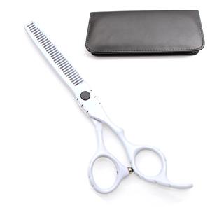 Tijeras de Peluquería Profesionales de 5.5 Pulgadas, Juego de Tijeras de Acero Inoxidable Blancas para Peluquería - Product Image 4