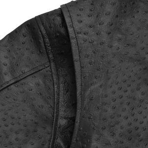 Veste en cuir pour homme de style nouveau avec logo personnalisé à prix avantageux, vestes vintage pour homme, vestes de motard en cuir de rue pour homme - Product Image 5