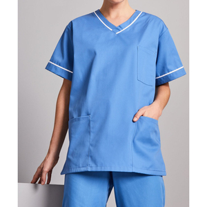 Cómodo Spandex Poliéster Hospital Scrub Sets Uniformes Higos Scrubs Sets Venta al por mayor Médico Hombres Mujeres Enfermería Scrub Sets - Product Image 2