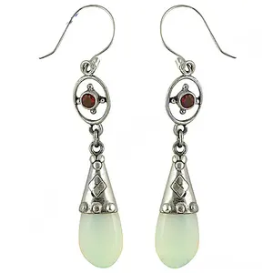 ต่างหูมุกทรงหยดน้ำชุบทอง 18K สำหรับผู้หญิง-ต่างหูแบบห้อย - Product Image 3