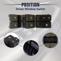 Modelos de calidad impresionante Control de potencia del lado del conductor Interruptor de ventanas universal automático para Hyundai Ioniq apto para 93570G2020