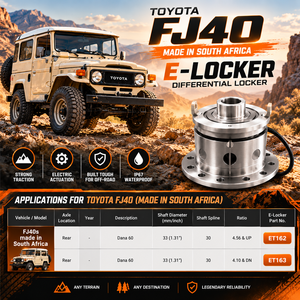 ET162 ET163 Dana 60 E Locker FJ40 Fabriqué en Afrique du <span class=keywords><strong>Sud</strong></span> Blocage de différentiel 30 cannelures Tout-terrain Roche Boue Sable Amélioration 4x4 pour Toyota - Product Image 2