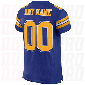 Camiseta de Fútbol Americano Personalizada con Bordado y Sublimación, Ropa Deportiva, Camiseta de Malla Holgada para Jóvenes - Product Image 3