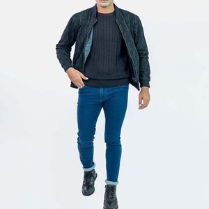 Chaquetas Hombre Cortavientos de invierno Chaqueta de bombardero de nailon Venta al por mayor Hombres Soporte liso Casual Otra tela tejida Adultos Chaquetas de hombre - Product Image 4