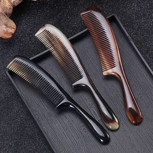 Peigne à cheveux en corne de buffle avec logo personnalisé, accessoires de cheveux fantastiques, qualité d'exportation, fabriqué en Inde - Product Image 5