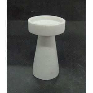 Porte-bougie cylindrique en marbre naturel pour la décoration de la maison à Pâques, fait à la main avec impression UV - Product Image 3