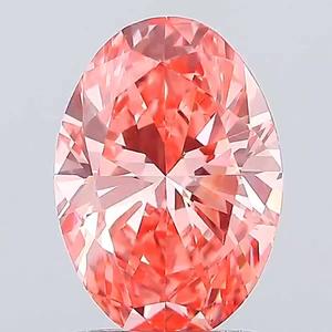 Pierre en vrac certifiée IGI, de 4,00 carats, de forme ovale, de couleur fantaisie, de qualité VVS1, de couleur D, cultivée en laboratoire, certifiée en gros - Product Image 2