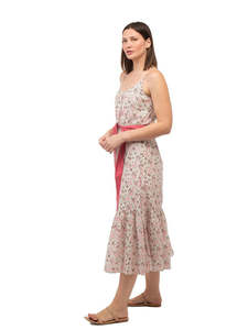 Mujeres Vestidos Occidentales Verano Boho Impreso Midi Longitud Sin Mangas Diseñador Largo Maxi Vestido - Product Image 3