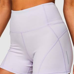 "Pantalones cortos para correr de 4 pulgadas de altura para mujer de moda-Cintura alta y elásticos-Ideal para entrenamiento y ropa informal" - Product Image 6