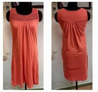 Robe mi-longue pour femme de haute qualité, douce et naturelle, col rond, motif feuille, tissu lavable, logo personnalisé, exportateurs indiens, prix bas