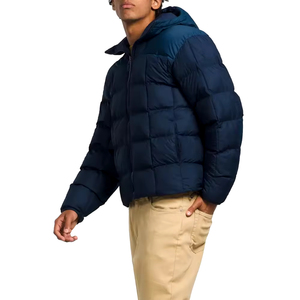 Veste matelassée d'extérieur pour homme imprimée sur mesure OEM manteaux d'hiver chauds pour hommes veste matelassée bleue pour homme - Product Image 3