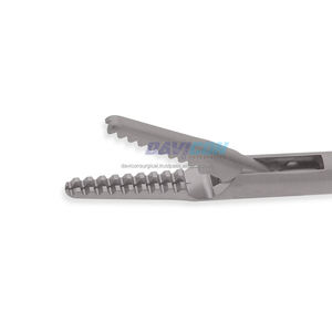 Pinzas de Acero Inoxidable Resano - Puntas Atraumáticas Rectas, Eje de 5 mm, Longitud de Trabajo de 6.75'' (17 cm), Mango de Presión de 11.75'' (30 cm) - Product Image 5