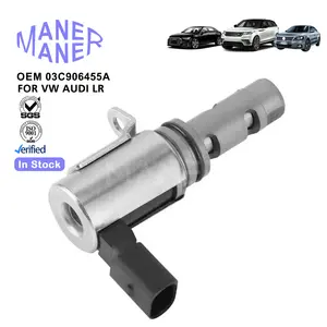 MANERอัตโนมัติระบบเครื่องยนต์03C906455Aผู้ค้าส่งสต็อกCamshaft Adjusterวาล์วVVT SolenoidสําหรับAudi A1 A3 S3 VWโปโลTiguan