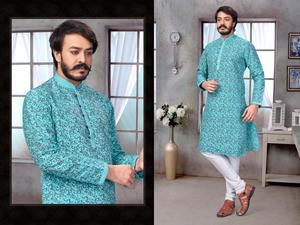 Shalwar Kameez de moda para hombres, última moda, calidad Premium en tendencia, Ropa Étnica, caballeros, Kurta, pijama Salwar kameez para hombres - Product Image 5