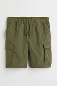 Streetwear coupe ample short en jean personnalisé short lourd garçon en détresse Baggy Jots fabrication de vêtements short uni et blanc pour hommes - Product Image 5